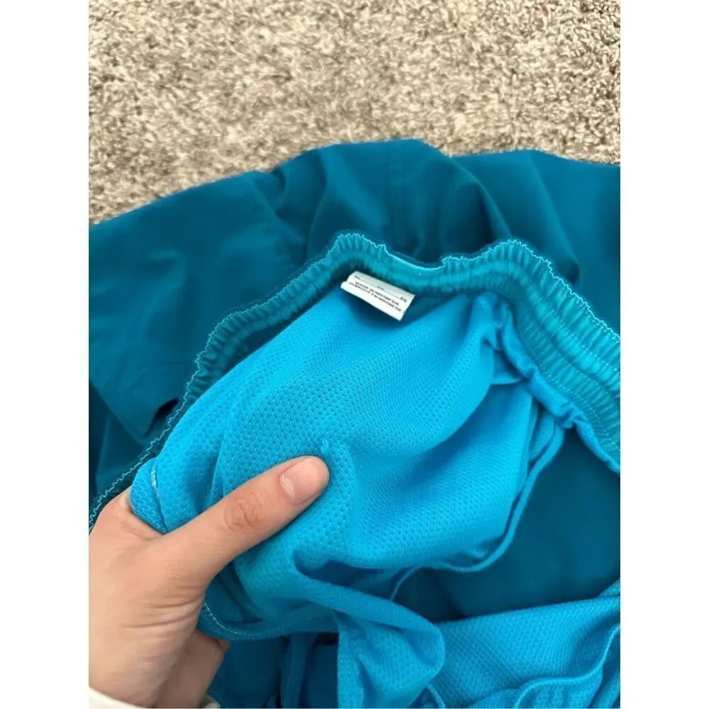 nike men’s swim trunks swim shorts blue lined men’s size XL - Picture 9 of 9